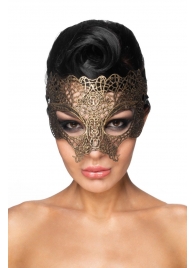Золотистая карнавальная маска  Мира - Джага-Джага купить с доставкой