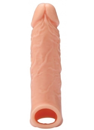 Телесная насадка EXTENDER WITH BALL STRAP 6.5 - 17 см. - Dream Toys - в Ростове-на-Дону купить с доставкой