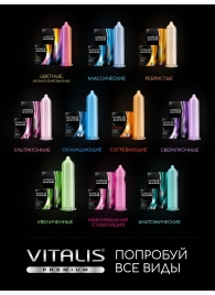 Презервативы Vitalis Premium Mix - 15 шт. - Vitalis - купить с доставкой в Ростове-на-Дону