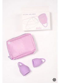 Набор из 2 сиреневых менструальных чаш Orchid - Lola Games - купить с доставкой в Ростове-на-Дону