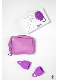 Набор из 2 лиловых менструальных чаш Tulip - Lola Games - купить с доставкой в Ростове-на-Дону