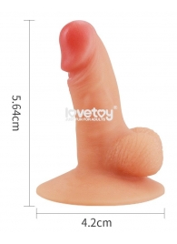 Телесный пенис-сувенир Universal Pecker Stand Holder - Lovetoy - купить с доставкой в Ростове-на-Дону