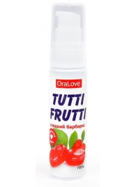 Гель-смазка Tutti-frutti со вкусом барбариса - 30 гр. - Биоритм - купить с доставкой в Ростове-на-Дону