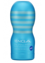 Мастурбатор с охлаждающей смазкой TENGA Original Vacuum Cup Cool - Tenga - в Ростове-на-Дону купить с доставкой