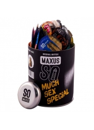 Текстурированные презервативы в кейсе MAXUS So Much Sex - 100 шт. - Maxus - купить с доставкой в Ростове-на-Дону