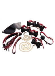 Черно-красный бондажный набор Bow-tie - ToyFa - купить с доставкой в Ростове-на-Дону
