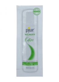 Лубрикант на водной основе pjur WOMAN Aloe - 2 мл. - Pjur - купить с доставкой в Ростове-на-Дону