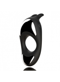 Черное эрекционное кольцо с двумя моторами Zeus Dual Vibe Cock Ring - FeelzToys - в Ростове-на-Дону купить с доставкой