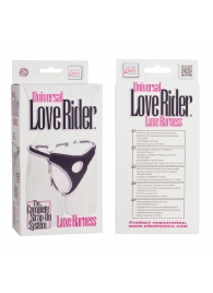 Трусы для страпона с универсальным креплением Universal Love Rider Luxe Harness - California Exotic Novelties - купить с доставкой в Ростове-на-Дону