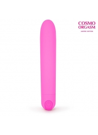 Розовый классический перезаряжаемый мини-вибратор - 12 см. - Cosmo