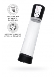 Прозрачная автоматическая помпа для пениса Sigurd - Sexus - в Ростове-на-Дону купить с доставкой