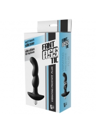 Черная вибропробка для простаты FantASStic Vibrating Prostate Plug - 14,5 см. - Dream Toys - в Ростове-на-Дону купить с доставкой