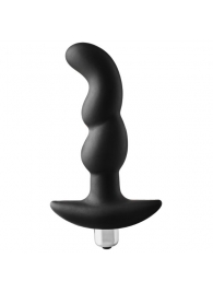 Черная вибропробка для простаты FantASStic Vibrating Prostate Plug - 14,5 см. - Dream Toys - в Ростове-на-Дону купить с доставкой