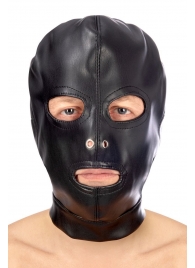 Маска-шлем с прорезями для глаз и рта - Fetish Tentation - купить с доставкой в Ростове-на-Дону