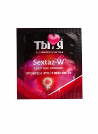 Возбуждающий крем для женщин Sextaz-W в одноразовой упаковке - 1,5 гр. - Биоритм - купить с доставкой в Ростове-на-Дону