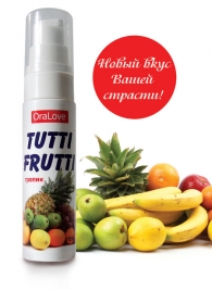 Гель-смазка Tutti-frutti со вкусом тропических фруктов - 30 гр. - Биоритм - купить с доставкой #SOTBIT_REGIONS_UF_V_REGION_NAME#