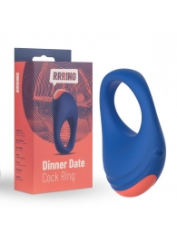 Синее эрекционное кольцо RRRING Dinner Date Cock Ring - FeelzToys - в Ростове-на-Дону купить с доставкой