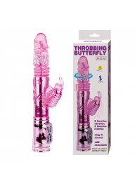 Вибратор-бабочка Throbbing Butterfly - 29,5 см. - Baile