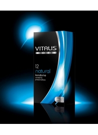 Классические презервативы VITALIS PREMIUM natural - 12 шт. - Vitalis - купить с доставкой в Ростове-на-Дону