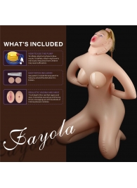 Надувная секс-кукла Fayola - Lovetoy - в Ростове-на-Дону купить с доставкой