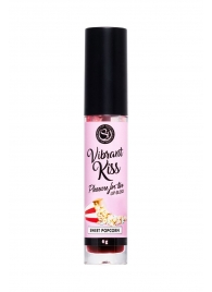 Бальзам для губ Lip Gloss Vibrant Kiss со вкусом попкорна - 6 гр. - Secret Play - купить с доставкой в Ростове-на-Дону