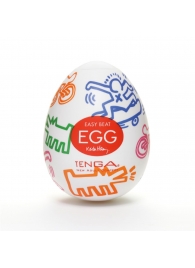 Мастурбатор-яйцо Keith Haring EGG STREET - Tenga - в Ростове-на-Дону купить с доставкой