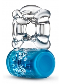 Синее эрекционное виброкольцо Pleaser Rechargeable C-Ring - Blush Novelties - в Ростове-на-Дону купить с доставкой
