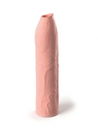 Телесная насадка-удлинитель Uncut Silicone Penis Enhancer - 17,8 см. - Pipedream - в Ростове-на-Дону купить с доставкой
