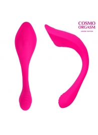 Розовый гибкий вибратор для двойной стимуляции - Cosmo