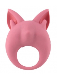 Розовое перезаряжаемое эрекционное кольцо Kitten Kiki - Lola Games - в Ростове-на-Дону купить с доставкой