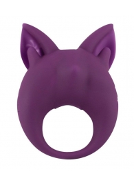 Фиолетовое перезаряжаемое эрекционное кольцо Kitten Kiki - Lola Games - в Ростове-на-Дону купить с доставкой