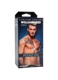 Телесный мастурбатор-анус William Seed Pocket Ass - Doc Johnson - в Ростове-на-Дону купить с доставкой