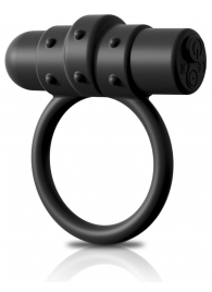 Черное перезаряжаемое эрекционное кольцо Vibrating Silicone C-Ring - Pipedream - в Ростове-на-Дону купить с доставкой