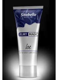 Силиконовая гель-смазка FLIRT MAGIC Ice с лёгким пролонгирующим эффектом - 75 мл. - Sitabella - купить с доставкой в Ростове-на-Дону