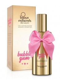 Гель с ароматом жвачки Bubblegum 2-in-1 Scented Silicone Massage And Intimate Gel - 100 мл. - Bijoux Indiscrets - купить с доставкой в Ростове-на-Дону
