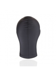 Черный текстильный шлем без прорезей для глаз - Notabu - купить с доставкой в Ростове-на-Дону