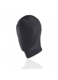 Черный текстильный шлем без прорезей для глаз - Notabu - купить с доставкой в Ростове-на-Дону
