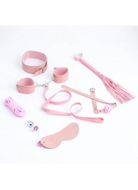 Эротический БДСМ-набор из 8 предметов в нежно-розовом цвете - Сима-Ленд - купить с доставкой в Ростове-на-Дону