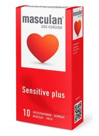 Презервативы Masculan Sensitive plus - 10 шт. - Masculan - купить с доставкой в Ростове-на-Дону