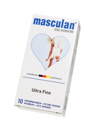 Ультратонкие презервативы Masculan Ultra Fine с обильной смазкой - 10 шт. - Masculan - купить с доставкой в Ростове-на-Дону
