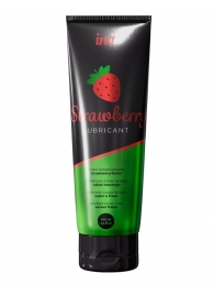 Смазка на водной основе с ароматом клубники Strawberry Lubricant - 100 мл. - INTT - купить с доставкой в Ростове-на-Дону