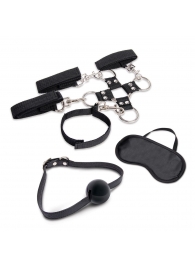 Набор для фиксации из 7 предметов Hogtie   Ball Gag Kit - Lux Fetish - купить с доставкой в Ростове-на-Дону