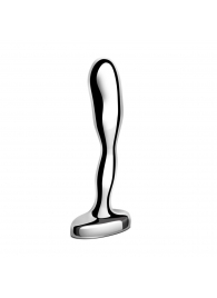 Стальной стимулятор простаты Stainless Steel Prostate Plug - 11,5 см. - b-Vibe - в Ростове-на-Дону купить с доставкой