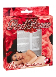 Набор из 6 насадок с шипиками Red Roses - Orion - в Ростове-на-Дону купить с доставкой
