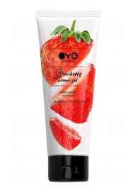 Лубрикант на водной основе OYO Aroma Gel Strawberry с ароматом клубники - 75 мл. - OYO - купить с доставкой в Ростове-на-Дону