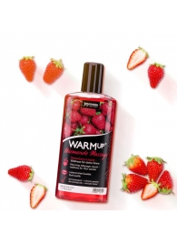 Разогревающее масло WARMup Strawberry - 150 мл. - Joy Division - купить с доставкой в Ростове-на-Дону