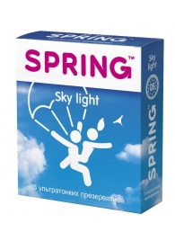 Ультратонкие презервативы SPRING SKY LIGHT - 3 шт. - SPRING - купить с доставкой в Ростове-на-Дону