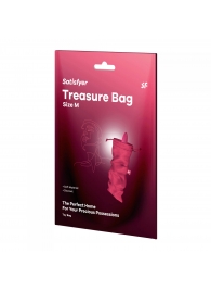 Розовый мешочек для хранения игрушек Treasure Bag M - Satisfyer - купить с доставкой в Ростове-на-Дону