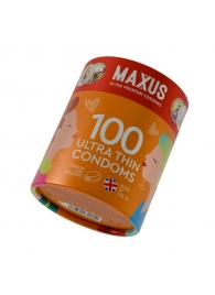 Ультратонкие презервативы Maxus Ultra Thin - 100 шт. - Maxus - купить с доставкой в Ростове-на-Дону