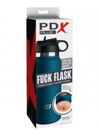 Мастурбатор-вагина в синей колбе F*ck Flask - Pipedream - в Ростове-на-Дону купить с доставкой